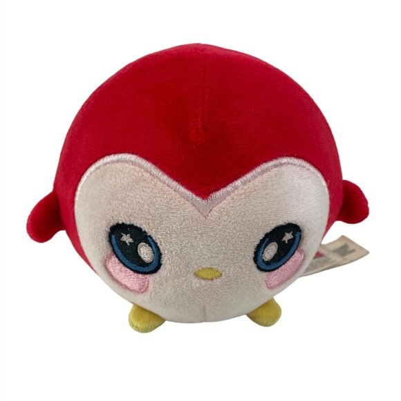 Squeezamals Paulina Penguin Plush Toy Red White 3.5 in Stuffed Animal - Picture 1 of 10